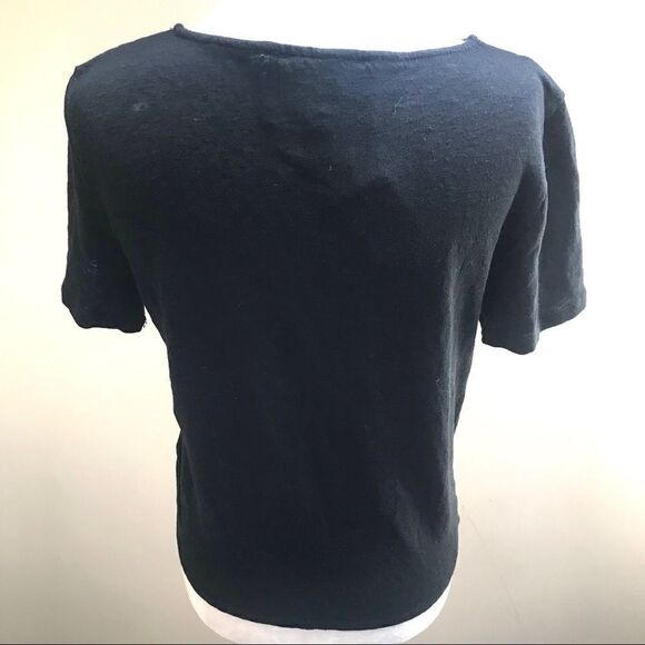 - James coviello linen shirt sleeve top Size medium - Picture 3 of 4